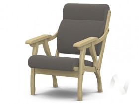 Кресло Вега-10 (бесцветный лак/ULTRA STONE) в Раздолинске - razdolinsk.katalogmebeli.com | фото
