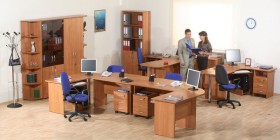 Мебель для персонала Альфа 61 Ольха в Раздолинске - razdolinsk.katalogmebeli.com | фото